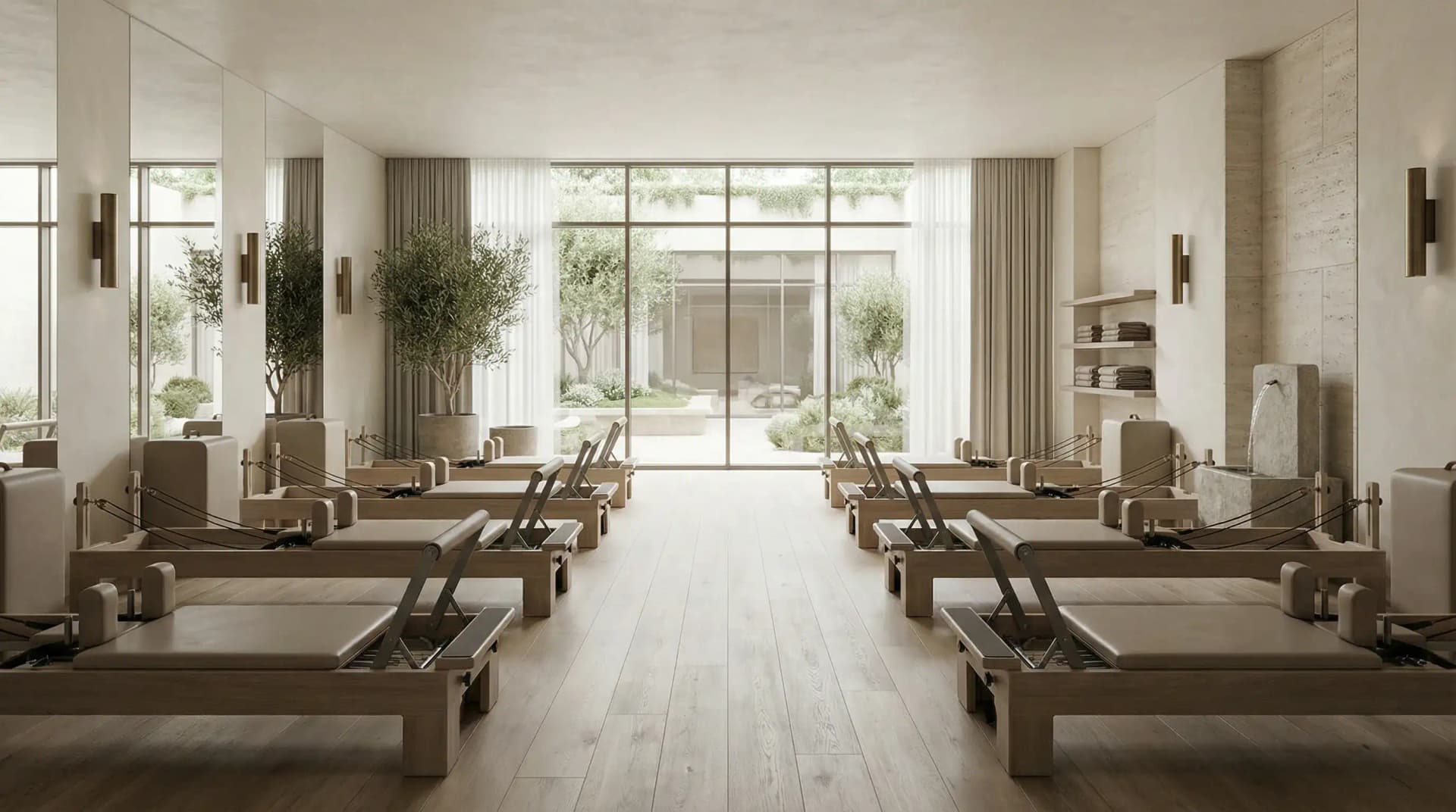 Intérieur du Club Solo Reformer Club Saint-Martin